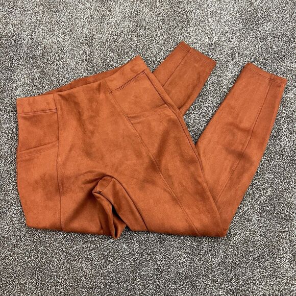 Set Of 2 Halara Tummy Control Pocket Faux Suede Leggings - Picture 2 of 13